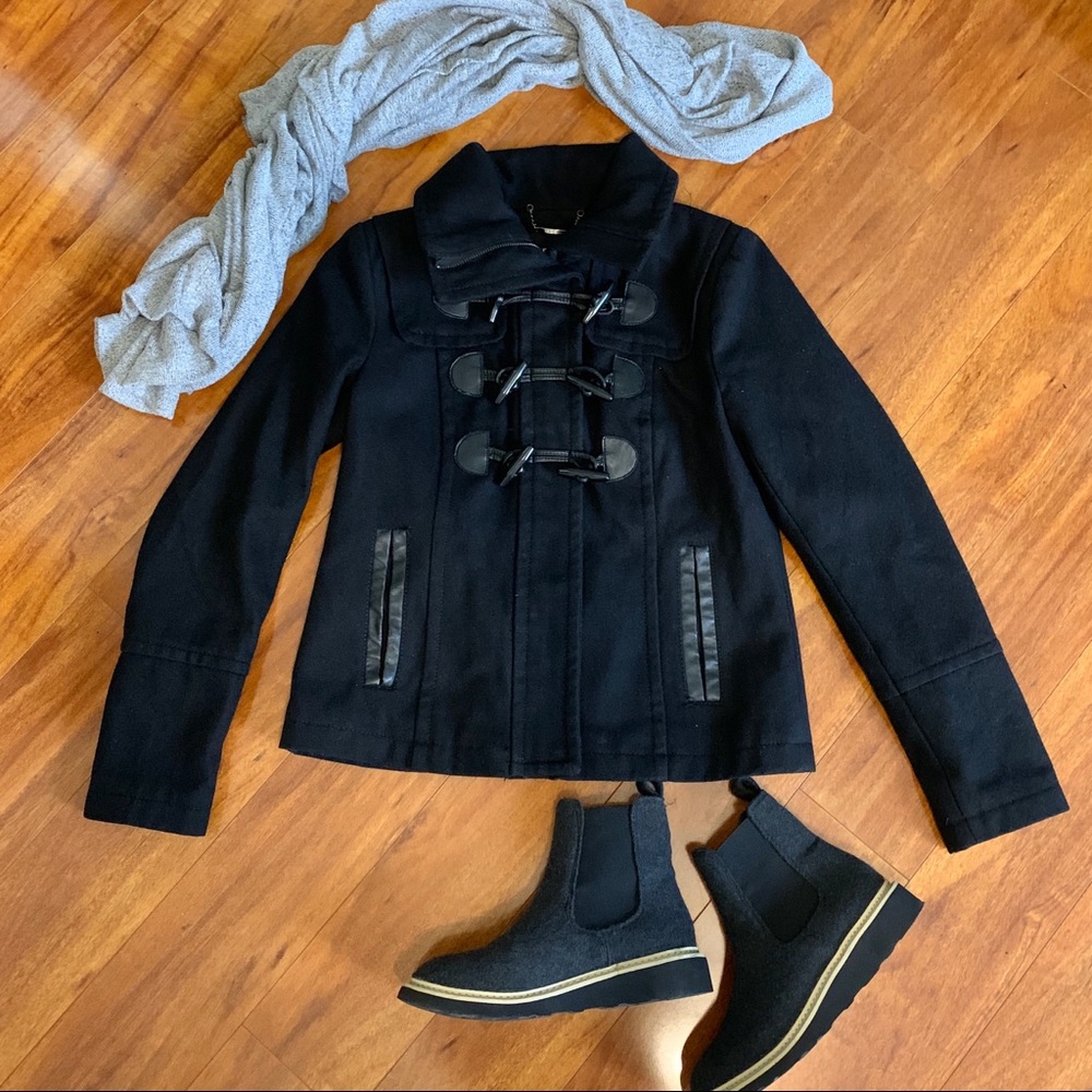 Black Express Peacoat XS